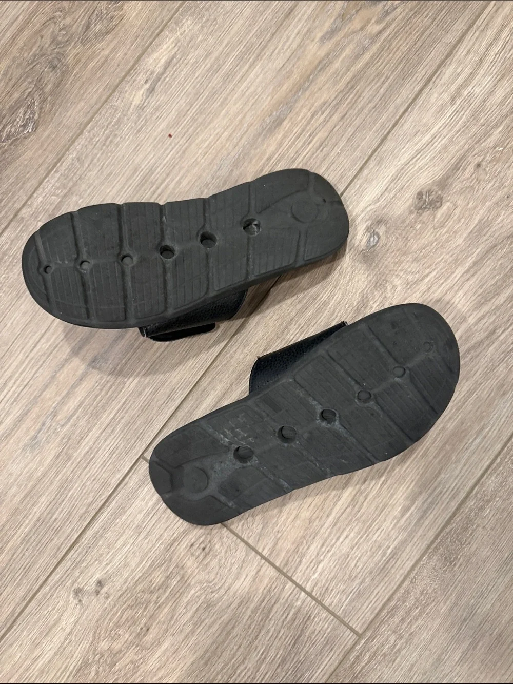 Under Armour Black Slide Sandals with White Logo